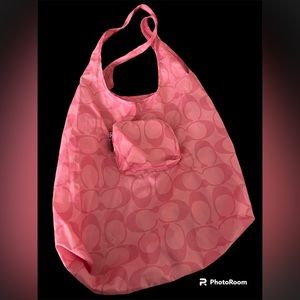 Rare Coach reusable shopping bag